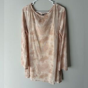 American Eagle Outfitters Beige Mesh dress